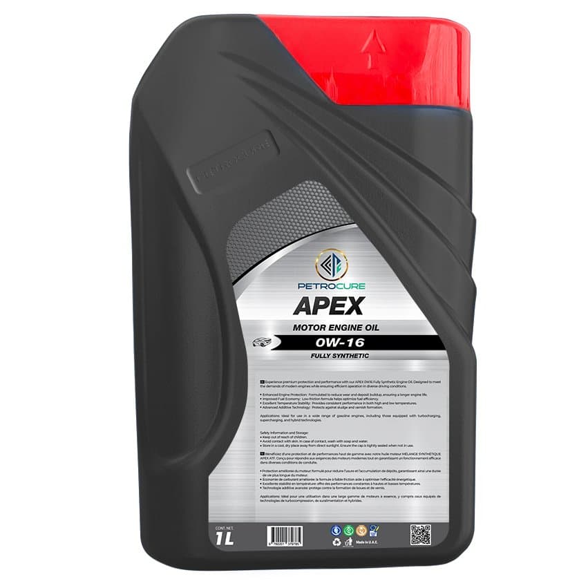 PETROCURE APEX SERIES MOTOR ENGINE OIL 0W16 API SP thumbnail 3